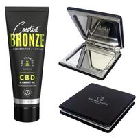 7suns Constant Bronze CBD&Carrot Oil Accelerator Lotion 250ml + Free Double Mirror