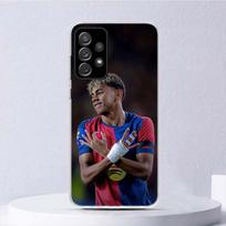 L-Lamine Y-Yamal 19 Minkštas dėklas Samsung Galaxy A52 A42 A32 A22 A12 A02S Telefonui A50 A51 A70 A71 A41 A31 A21S A40 A30 A20E Samsung A20E black
