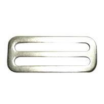 X1 Stainless Steel Scuba Diving Weight Belt Slide Keeper D Ring Webbing Harness Belt Retainer Stopper Freediving BCD Accessoires gray