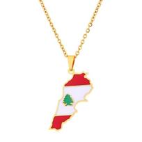 Statement Lebanese Map Necklace with Adjustable Chain A Symbol of Adventure Suitable for Fashionable Woman and Man 1 auksas