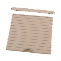Car Roller Blind Console Sliding Cover Auto Cup Holder geltona