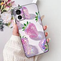 For Motorola Edge 30 Neo Case XT2245-1 Cute Painted Cover Shockproof Phone Case For Motorola Edge 30 Lite Edge30 Neo Soft Fundas Motorola Edge30 Lite pink
