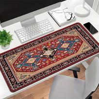 Persian Style Large Gaming Mouse Pad - Non-Slip Desk Mat for E-sports & Laptops 300x600x2mm gray