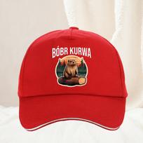 Bobr Kurwa Bober Beaver Bobr Baseball Cap Summer Baseball Hats Unisex Outdoor Adjustable Dad Hats Cap Adjustable red