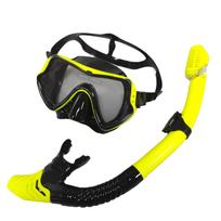 Adult Two-Piece Dry Snorkel and Diving Set One Size