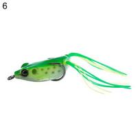 4.8g 4cm Artificial Soft Frog Bait Fake Lure with Hook Fishing Tackle 6