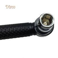 Diam Black Mini 1/4 Ratchet Wrench Screwdriver Socket Wrench Rods Hand Tool with Bit Accessories black