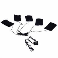 Clothes Heating Pad Electric Heating Pad for Clothing 5 in 1 USB Clothes Heating Pads Set for Winter juoda