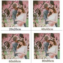 5D DIY Diamond Painting Cute Cartoon Pig Diamond Embroidery Cross Stitch 20X30CM white