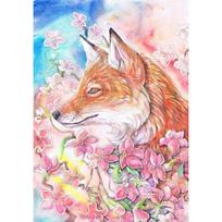 Fox  Custom Animal Diamond Painting Diamond Embroidery Rhinestone Picture 20X30 balta