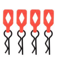 4PCS RC automobilio kėbulo korpuso segtukai, skirti Traxxas Hsp Redcat Rc4wd Tamiya Axial scx10 D90 Hpi 1/10 RC automobiliui juoda