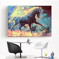 Pilnas kvadratinis/apvalus gręžimas 5D DIY deimantinė tapyba 3D siuvinėjimas kryželiu 5D namų dekoras Full Round 20X30CM black