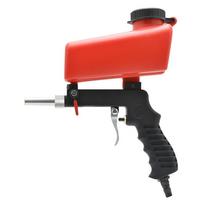 Real Shot 90psi nešiojamas gravitacijos smėliasrovės pneumatinis įrankis mažas smėlio pūtimo purškimo pistoletas, reguliuojamas smėlio pūtiklis raudona