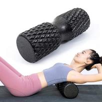 Yoga Column Foam Roller Durable Muscle Massager black
