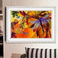 Deimantinė tapyba Laumžirgis ir medis Kryželiu siuvinėjimas Deimantinė siuvinėjimo technika Deimantai Sieniniai lipdukai Namų dekoras 20X30CM orange