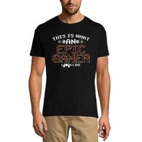 Men's T-Shirt This Is What an Epic Gamer Look Like - Gaming Apparel XS sidabro smėlio spalvos