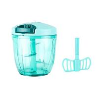 Manual Chopper for Multi-functional Food Processing Nut Chopper Five-leaf Blade Manual Meat Grinder Hand-pull Vegetable Chopper Garlic Paste Machine