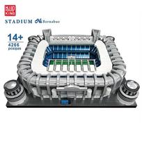 MOULD KING Kūrybiniai konstravimo kaladėlės Bernabéu futbolo stadiono modelio surinkimo kaladėlės Edukaciniai žaislai vaikams Kalėdinės dovanos gray