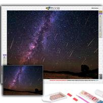 Siuvinėjimo kryželiu rinkinys „pasidaryk pats“ deimantinis siuvinėjimas „Meteor Shower“ Deimantinis dažymas Namų dekoras Full Square 20X30CM blue