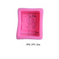 1Pcs Sunflower Handmade Soap Mold Cake Decorating Tools DIY Fondant Cookies Silicone Mold for Soap Making rožinė