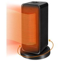 ATWFS 220V elektrinis šildytuvas, skirtas kambario PTC šildymui Ranka pėda šilta buitinė vertikalaus purtymo galvutės ventiliatoriaus šildytuvas orange