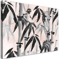 Canvas print Bamboo forest 60x40 balta/juoda