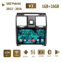 Skirta UAZ Patriot 2012 - 2016 Car Radio Carplay Multimedia System Navigation GPS WIFI Stereo Auto Android 2Din Head Unit 2+32GB 1+16GB