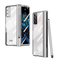 Transparent Plating For Oppo Find N Case Pen Slot Hinge Protection Cover Film Screen Protector Only Case sidabras