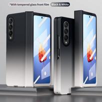 For Samsung Galaxy Z Fold 4 3 2 5g Case Hinge Protector Cover For Samsung Z Fold 4 3 2 Hinge Case With Front Screen Glass Film Case With Front Film juoda