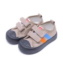 Kids Canvas Shoes Loop Fasteners  Design Comfortable Soft Sole Wear-resistant Unisex Casual Shoes 21 ruda