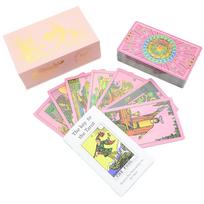 Naujas „Witch Waite“ aukso folija „Tarot“ „Tarot“ bronzinis spalvotas spausdinimas iš plastiko, atsparus vandeniui iš PVC