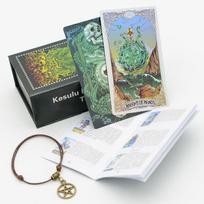 Auksinė folija Tarot stalo žaidimas PVC, atsparus dilimui, naujas kortų žaidimas, vakarėlių kelių žaidėjų žaidimas