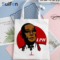 los pollos hermanos shopping bag bolsas de tela grocery canvas tote eco bolsa bag tote reusable bolsa compra ecobag sac toile 24*26cm
