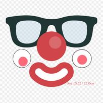 Clown Face Funny Clown Joker Iron on Heat Transfer Printing Vinyl Patches Sticker for Clothes DIY Appliques Washable Patches