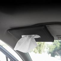 Automobilio skydelio servetėlių dėžutės Kabinamas popierinių rankšluosčių laikiklis Automobilio saulės skydelio servetėlių laikiklis Galinės sėdynės Automobilio interjero laikymo apdaila Automobilio juoda