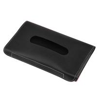 Tissue box PU odinis automobilio skydelis nuo saulės pakabinamas laikiklis Automobilinės servetėlės ​​​​automobilių vidaus laikymo apdailos priedai