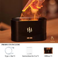 Fme  Humidifier ential Oil Diffuser Aroma Ultrasonic Mist Maker Aromatherapy Humidifiers Diffusers Fragrance Home Car black