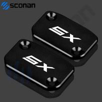 For KTM 125 150 250 SX 125SX 150SX 250SX Motorcycle Accessories Brake Fluid Tank Cap luid Reservoir Cover 2016 - SX LOGO Black