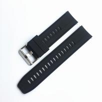 Minkšta silikoninė laikrodžio apyrankė 20 mm 22 mm jaunatviška spalva, skirta Samsung laikrodžiui Guminis greitai atsegamas Huawei GT2 Seiko apyrankės dirželis 20mm juoda