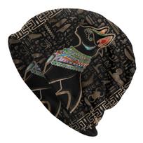 Egipto Anubis Žiemos Šiltos Beanie Kepurės Egipto katės Bastet Kepurė Kapotas Special Skullies Kepurės One Size