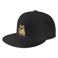 Funny Doge Deal with It Unisex Hiphop Flat Baseball Cap Adjustable Trucker Cap Sports Cap Adjustable Four Seasons Unisex Adult One Size