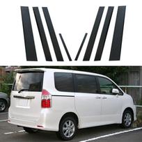 Automobilio statramsčių stulpelių durų langų apdailos lipdukų lipdukas skirtas Toyota Noah R70 Voxy 2008-2013 Auto Styling