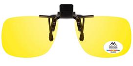 Night Drive Polarized Clipon akiniai nuo saulės Montana 1970C yellow