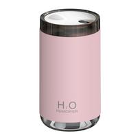 250ml Home Room Air Humidifier Usb Ultrasonic Jellyfish Ring Aromatherapy Diffuser With Warm Lamp Mini Portable Humidificador 250ml Pink white