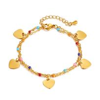 OPK Titanium Steel Love Multicolor Stainless Steel Bracelet Girl įvairiaspalvis