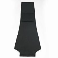 1 vnt. Automobilio sėdynės atlošo galvos atramos pagalvės apsauginis dangtelis nuo dulkių Medvilninis atraminis padėklas 62x14cm juoda