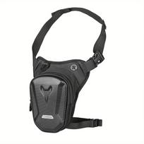 Dviračių motociklas Daugiafunkciniai vandeniui atsparūs antblauzdžiai „Fanny Pack Knight Fanny Pack“ lauke „Skew Straddle Bag“ Taktinis kojų krepšys žygiams juoda