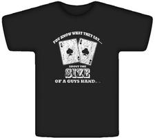 Poker You Know What They Say Funny Unisex T-shirts S