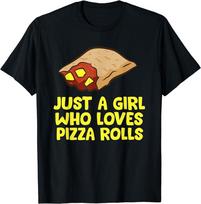 Pizza Roll Just Girl Who Loves Pizza Rolls Unisex T-shirt S