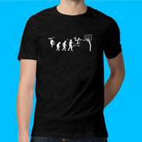 Graphic Evolution Of Basketball Unisex marškinėliai S